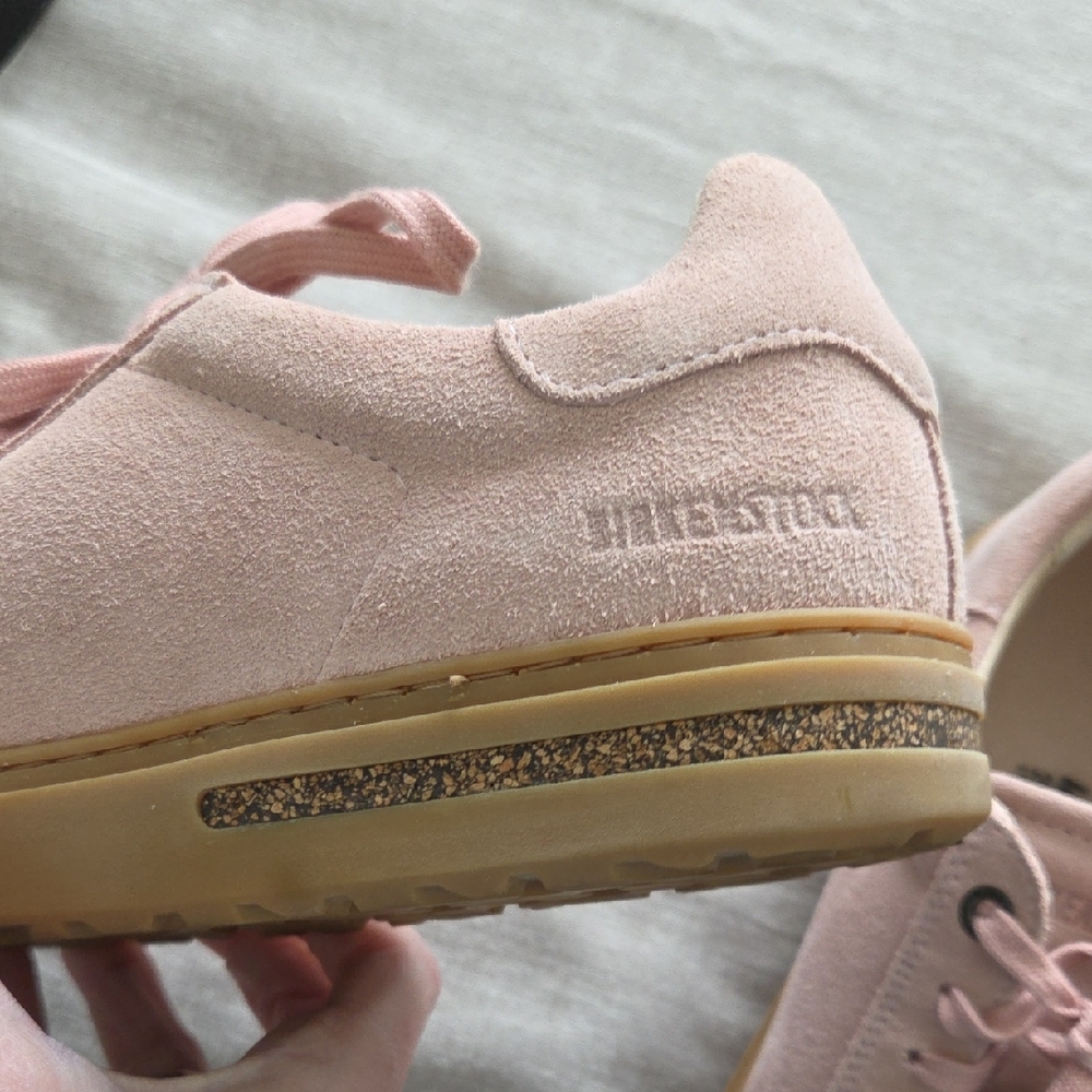 Birkenstock Bend Low Pink Suede Sneakers - Picture 10 of 10